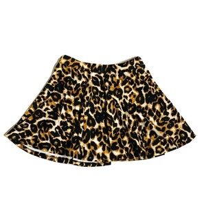 U2B S leopard print skater skirt